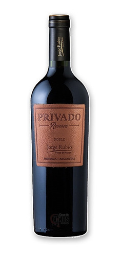 Vino Privado Bonarda Jorge Rubio 750ml