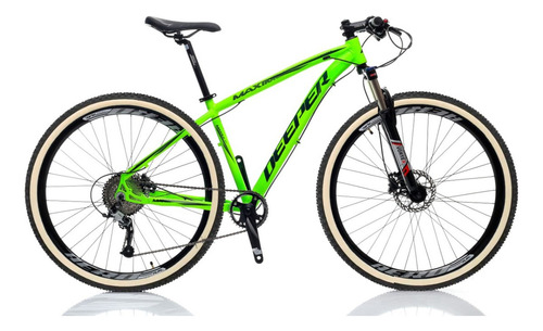 Mountain bike Deeper maximus 1x9 - 9v 2023 aro 29 15" freios de disco hidráulico cor verde