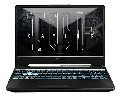 Portátil gamer  Asus FX506HC-WS53 graphite black 15.6", Intel Core i5 11260H  8GB de RAM 512GB SSD, NVIDIA GeForce RTX 3050 144 Hz 1920x1080px Windows 11 Home