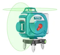 Comprar Nivel Láser 3d 360° Total, 30m, Autonivelante, Líneas Verdes, Batería De Litio Y Cargador - Incluye Maletín Y Accesorios - TLL255267