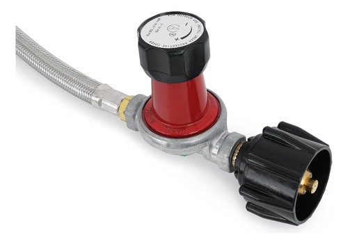 Regulador Propano Ajustable 0-30psi, Conexión 3/8 H, Kit Ma