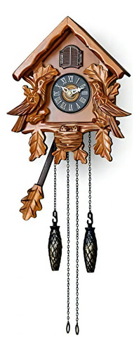 Timegear Reloj De Cuco Con Modo Nocturno, Pájaro Cantor, Dec