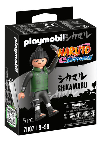 Figura Armable Playmobil Naruto Shikamaru 5 Piezas 3+