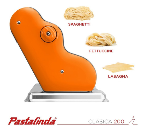 Imagen 2 de 10 de Pastalinda Máquina Clásica 200 Naranja