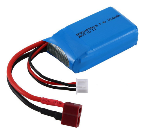 Enchufe En T De Batería De 7,4 V 1500 Mah Para Wltoys A959-b