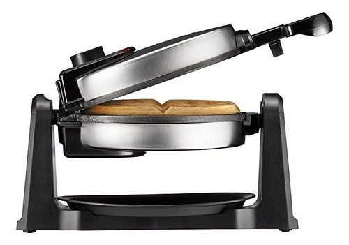 Chefman Waffle Maker Belga Giratoria, Plancha Con Tapa De 1.