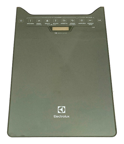 Vidro Da Tampa Porta Da Lava Louças Electrolux Li10x Orignal Cor Preto