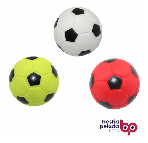 Juguete Pelota Fútbol Vinilo Con Chifle X  6 Cm Kangoo Pet