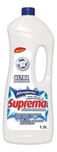 Alvejante Sem Cloro 1,5 Suprema Ultra Branqueador 1 Unidade