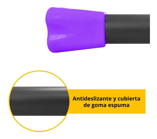 Barra Con Peso Integrado 6 Kg, Entrenamiento Crossfit Gym