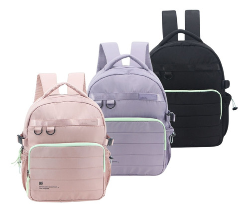 Mochila Becky Influencer Rosa Liso