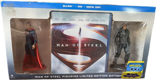Pelicula Blu-ray Man Of Steel / Hombre De Acero Con Figuras
