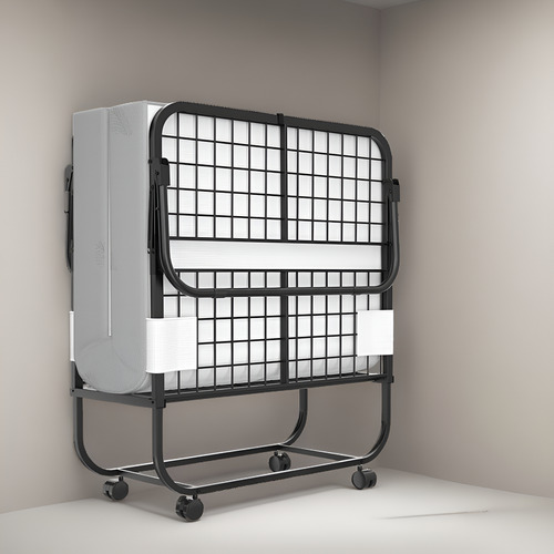 Cama Plegable Individual Con Colchón De Espuma Viscoelástica