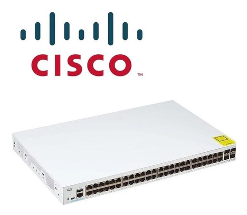 Imagen 4 de 6 de Switch Cisco Cbs250-48p-4g Adm. L3 De 48 Puertos Poe+ 4 Sfp