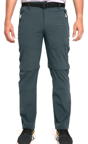 Pantalon Trekking Secado Rapido Varon Desmontable - Upf50