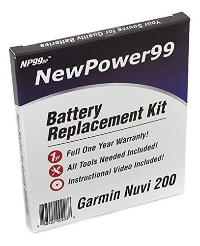 Kit Batería Nuvi 200 Con Herramientas Y Videoinstrucciones