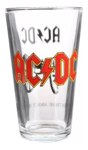 Vaso De Vidrio Original Acdc - For Those About To Rock