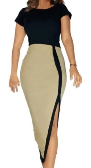 Elegante Vestido 5107 Blusa Falda Cuello Redondo 2 En 1 Dama | Envío gratis Elegante Vestido 5107 Blusa Falda Cuello Redondo 2 En 1 Dama | Envío gratis
