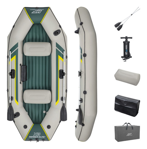 Bote Raft Hydro Force 295x130x46cm Ranger Elite X3 - Bestway