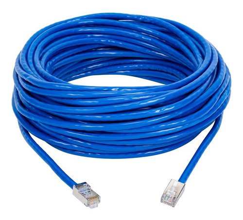 Cabo De Rede Pacht Cord 15m Ethernet Rj45 Cat6 Preto 15 Mt