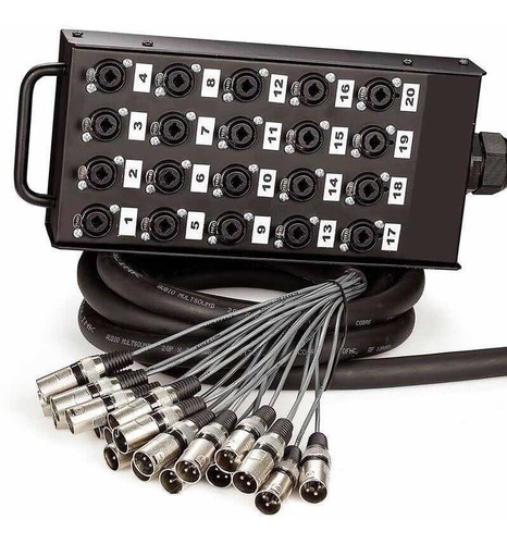 Medusa Multisom 20 Vias Com Conectores Combo - 30 Metros