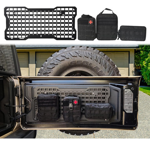 Kit Organizador De Carga Para Puerta Trasera, Panel Molle, P