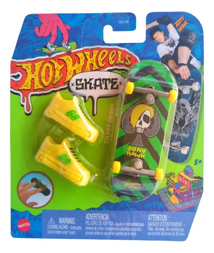 Skate de Dedo Hot wheels Profissional Tenis Fingerboard