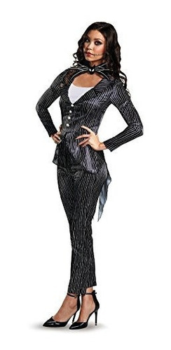 Disfraz De Disney Para Mujer Jack Skellington Deluxe,