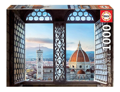 Imagen 1 de 5 de Puzzle Rompecabeza 1000 Pzs Vistas De Florencia Italia Educa