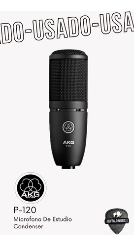 Micrófono De Grabación Condensador Cardioide Akg P120 Usado