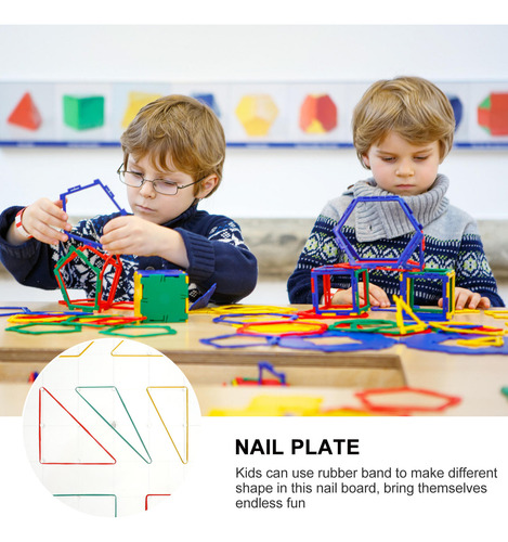 2 Piezas De Aprendizaje De Geometría De Uñas Para Matemática