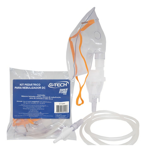 Micronebulizador Super Flow P/ Inalador Dc1 E Dc2 G-tech Cor Máscara Infantil