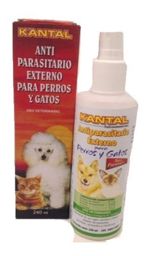 Spray Antipulgas Y Garrapatas Kantal