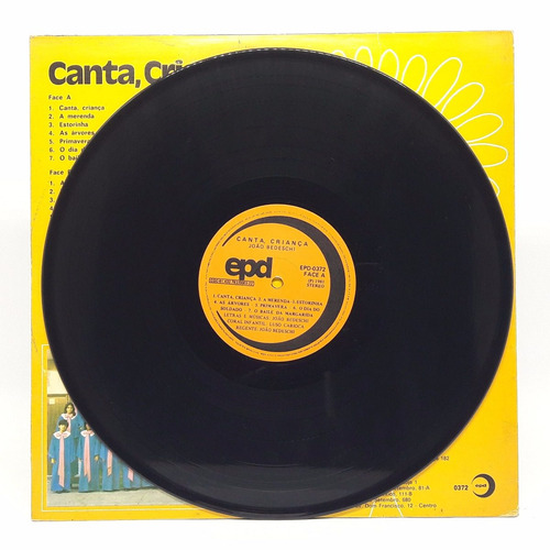 Imagem 3 de 4 de Lp Disco Vinil Música Católica João Bedeschi Canta Criança