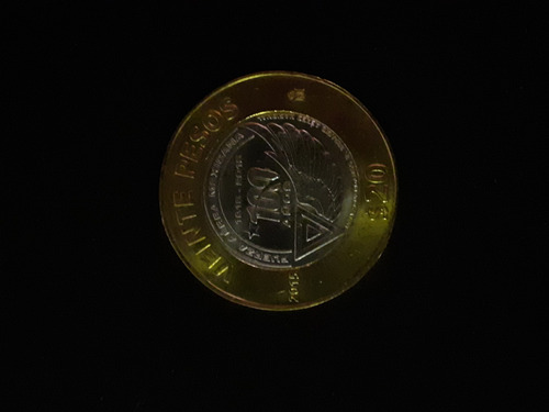 Moneda De 20 Pesos 100 Años De La Fuerza Aérea 