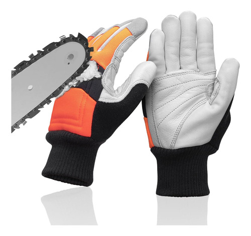 Guantes De Seguridad De Motosierra, Guantes De Trabajo Prote