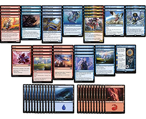 Baraja Elite Red Blue Wizard - Legal Moderno - Construido A 