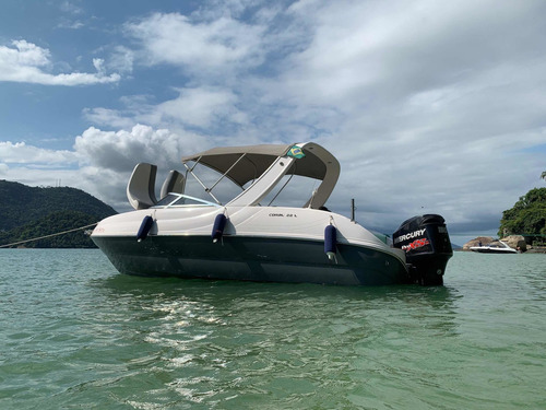 Lancha Coral22 Luxo 150hp Muito Nova Raridade Família