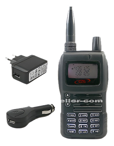 Gs-7700usb (136-174 Y 400-500mhz) Dual Band Radio + Acc (env