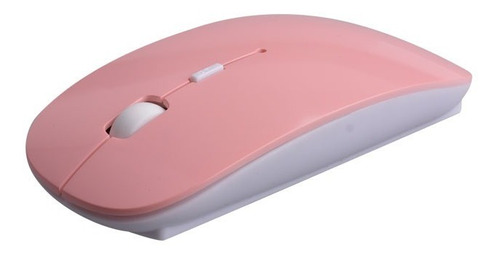 Mouse Optico Inalámbrico Ultrafino Laser 2.4ghz Usb Rosado