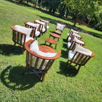 Comprar Alquiler Sillones Madera Gervasoni Rusticos Gazebos Y Puff