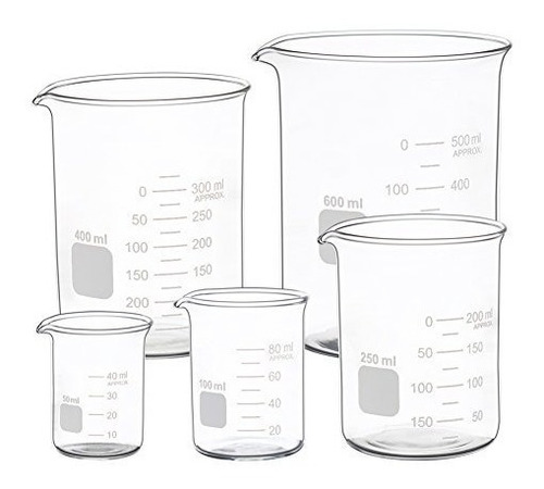 Vaso De Precipitado 150 Ml Vidrio Borosilicato Laboratorio