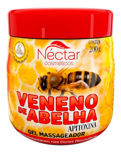 48 Unidades Veneno De Abelha Gel Massageador Néctar