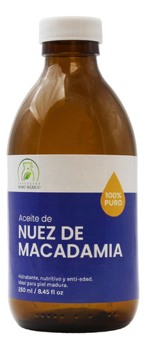 Aceite Cosmético De Macadamia 250ml Tipo de piel Todo tipo de piel