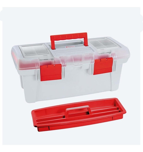 Caja Botiquín Rimax 18 Blanco Y Rojo