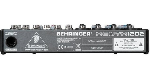 Behringer Xenyx 1202 Consola Mixer 12 Entradas En Oferta
