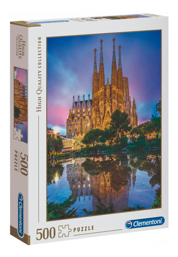 Sagrada Familia Barcelona Rompecabezas 500 Clementoni Gaudi