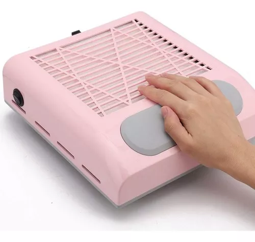 Aspiradora Extractor De Polvo Uñas Profesional Portátil 80w ROSA