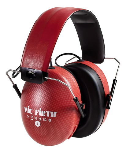 Audífonos De Aislamiento Bluetooth Vic Firth, Rojo (vxhp00