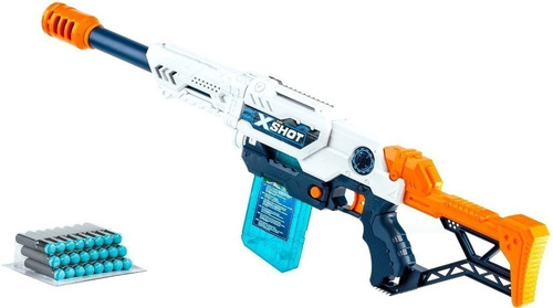 Imagen 2 de 7 de X-shot Max Attack Dispara 18mts C/24 Dardos Jlt 3694